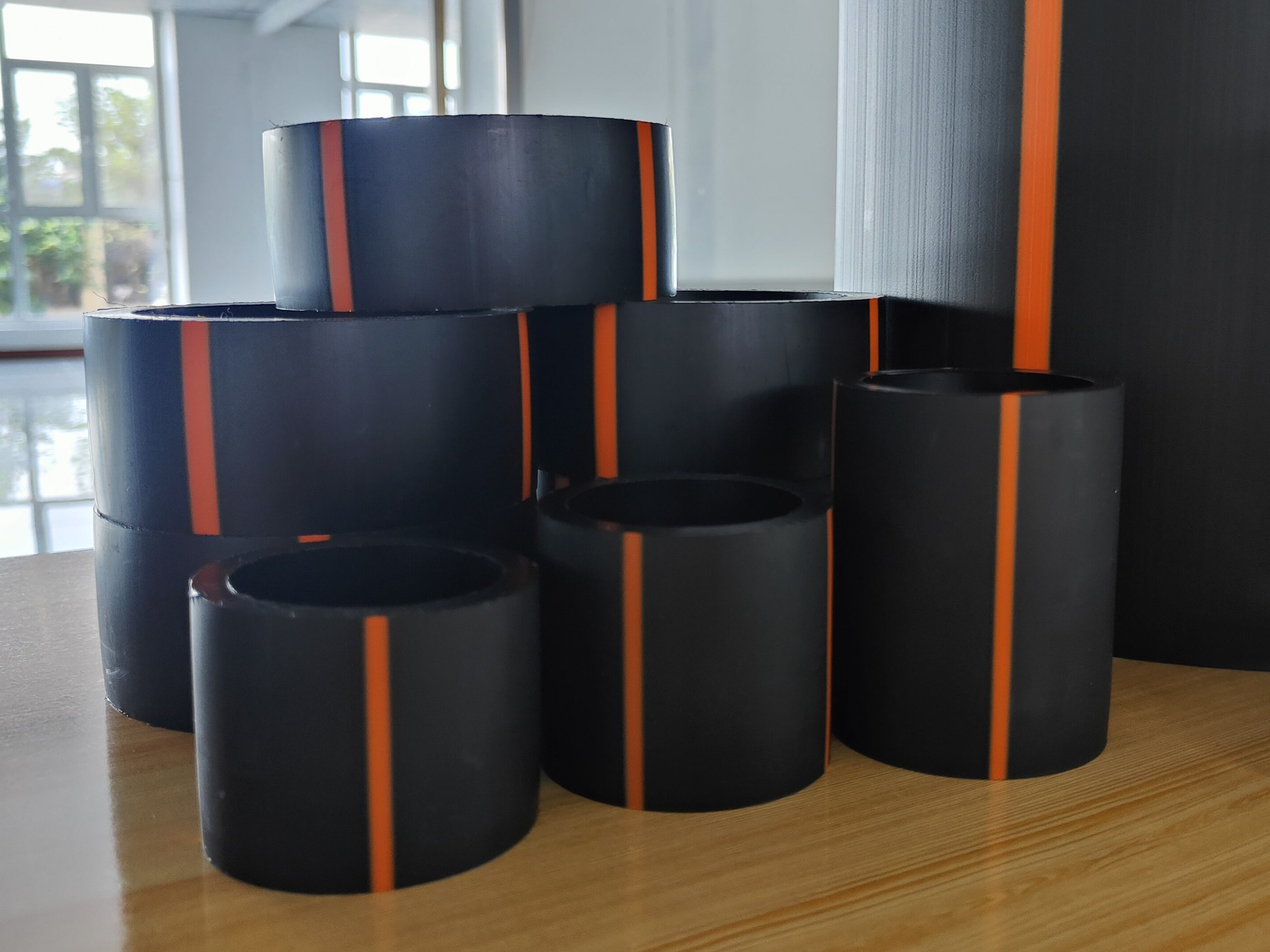 Polyethylene (PE) gas pipes